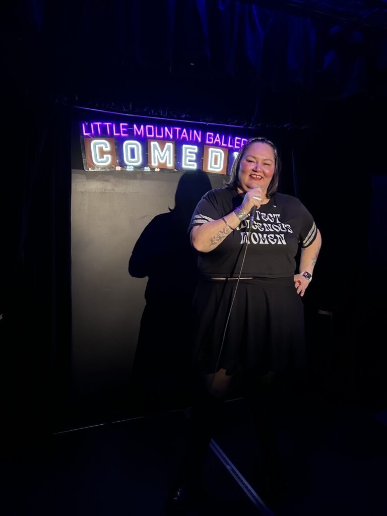 Crystal Asham at Little Mountain Gallery at Just For Laughs VANCOUVER Best of West Series - IndigE-girl Comedy Presents: Berry Ticklers Revenge