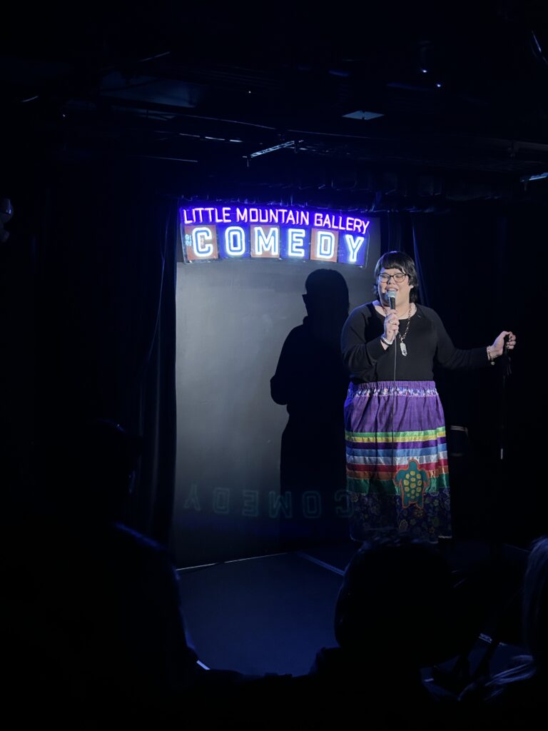 Kendal Clark at Little Mountain Gallery at Just For Laughs VANCOUVER Best of West Series - IndigE-girl Comedy Presents: Berry Ticklers Revenge