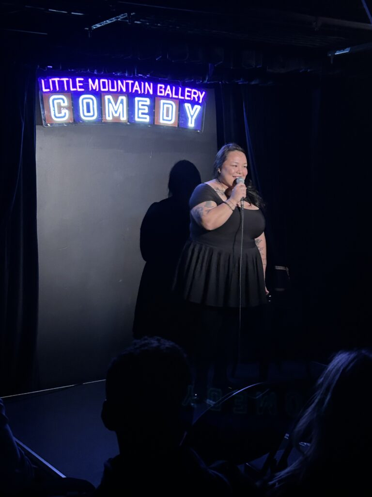 Nicole Etitiq at Little Mountain Gallery at Just For Laughs VANCOUVER Best of West Series - IndigE-girl Comedy Presents: Berry Ticklers Revenge