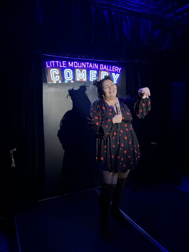 Auntie Tic at Little Mountain Gallery at Just For Laughs VANCOUVER Best of West Series - IndigE-girl Comedy Presents: Berry Ticklers Revenge